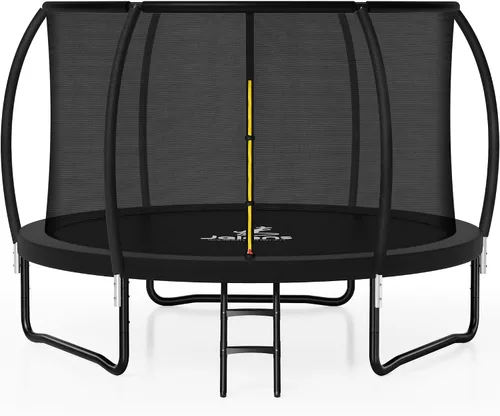 Miniatura 15 de JELENS Trampolín de 8 pies, 10 pies, 12 pies, 14 pies, 15 pies, 16 pies, trampolines recreativos con red de cierre, trampolines antioxidantes