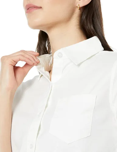 Miniatura 3 de Amazon Essentials Camisa Oxford elástica de manga larga con botones para mujer (disponible en tallas extragrandes)