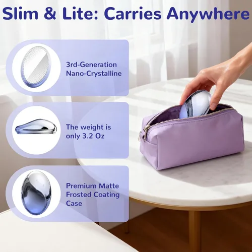 Miniatura 8 de Borrador de pelo de cristal para mujeres y hombres, removedor de pelo de cristal reutilizable sin dolor, depilación para mujeres, borrador mágico