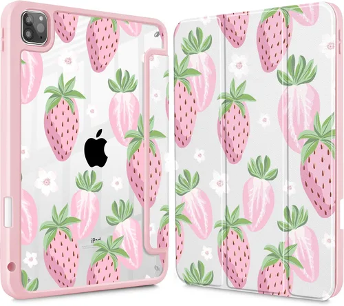 Miniatura 30 de May Chen Funda para iPad Pro de 11 pulgadas M2 de 4ª generación 2022, iPad Pro 11 de 3ª/2ª/1ª generación, Funda con cubierta trasera transparente a