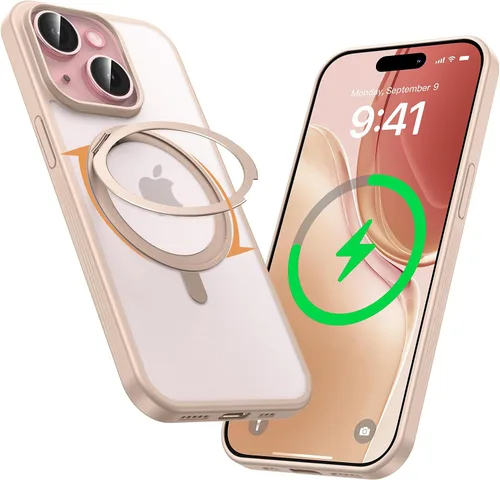 Miniatura 15 de MAGIC JOHN Soporte Magnético Invisible Giratorio 360° para Funda de iPhone 17 Pro [Botón de Control de Cámara] [Compatible con MagSafe] 16 FT Negro