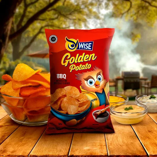 Miniatura 5 de Wise Snacks BBQ Patatas fritas, 0.75 onzas (paquete de 40) – Asador crujiente y sabroso, sin gluten, sin OMG, papas fritas perfectas para fiestas
