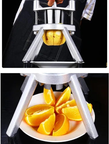 Miniatura 6 de Cuchilla cortadora de frutas de acero inoxidable desmontable y afilada para frutas, manzanas, peras, naranjas, pitaya, limón, etc., ahorro de mano