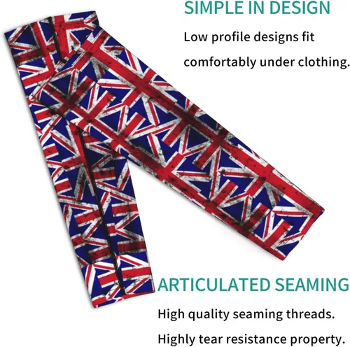 Miniatura 2 de Unisex Lightweight Cooling Arm Sleeves Distressed Uk British Flag Compression Warmer Cover For Outdoor Activity