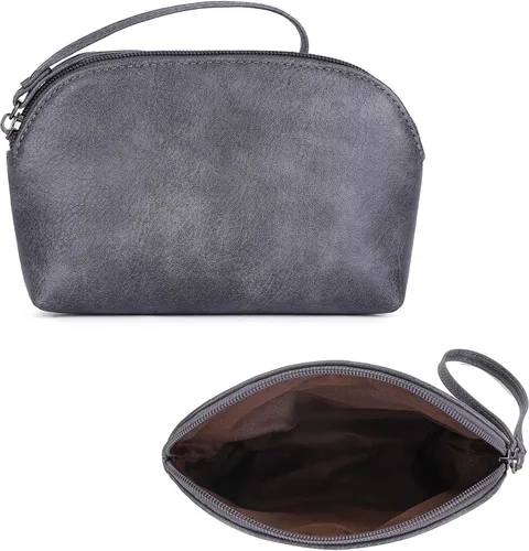 Miniatura 5 de HKCLUF Bolso cruzado para mujer, 2 piezas de cuero Hobo bolso con 2 correas ajustables de leopardo para guitarra