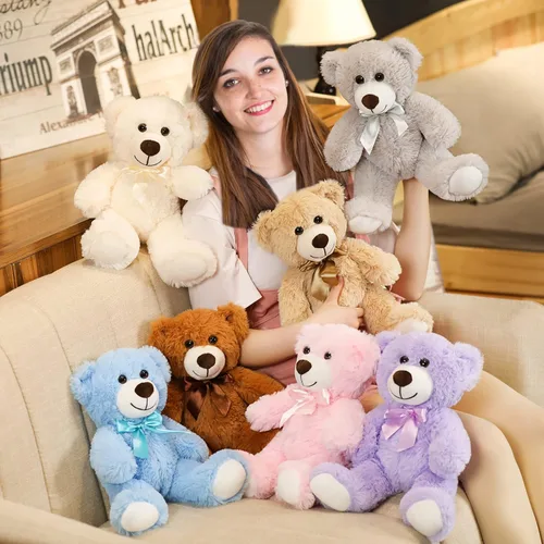 Miniatura 2 de SNOWOLF Oso de Peluche Lindo Juguetes de Animales de Peluche Almohada Oso Muñeca Regalo para Niños y Niñas Cumpleaños Navidad Día de San Valentín