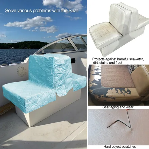 Miniatura 5 de Blue Wave - Fundas de asiento trasero con espalda - Juego de 2 asientos grises de repuesto, microfibra suave, 100% impermeable