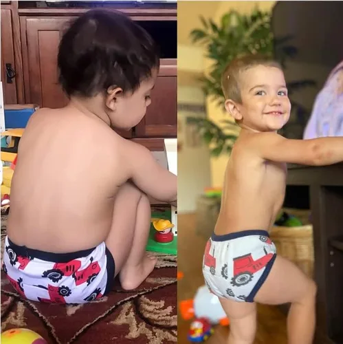 Miniatura 2 de BIG ELEPHANT Potty Training Underwear - 10 Pack, 100% Cotton Absorbent Unisex Toddler Pee Pants for Boys Girls