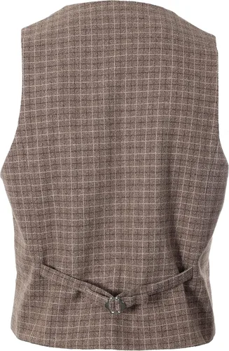 Miniatura 130 de Gioberti Chaleco de tweed formal de 6 botones para hombres