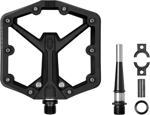 Miniatura 5 de Crankbrothers Stamp Pedales Planos MTB - Pedales de Bicicleta Ligeros, Versátiles y Duraderos de Tamaño Específico Negro