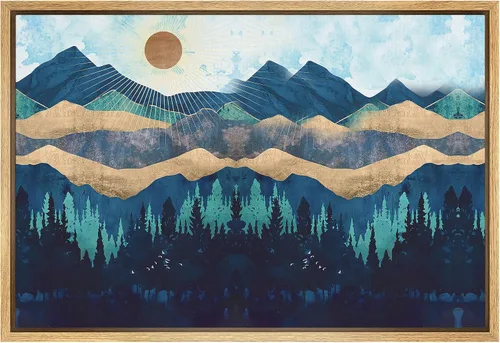 Miniatura 34 de SIGNFORD Lienzo Enmarcado Impresión Arte de Pared Océano Pastel Luz del Sol Puesta de Sol Horizonte Naturaleza Vida Silvestre Ilustraciones Arte