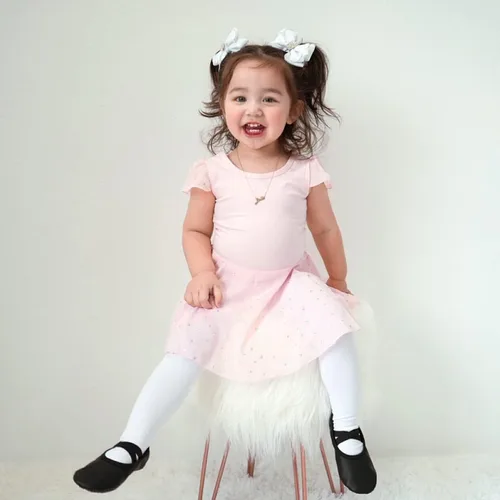 Miniatura 2 de Stelle - Mallas muy suaves para bailar o de ballet para niñas (para niñas muy pequeñas, niñas pequeñas y niñas grandes)