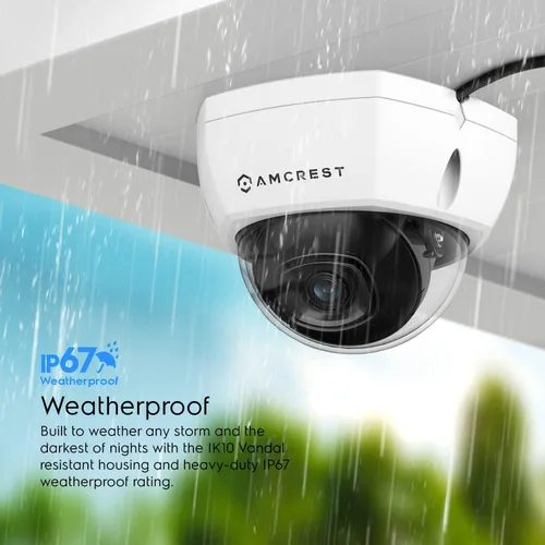 Miniatura 7 de Amcrest Sistema de cámara de seguridad 4K 8CH con NVR 4K (8MP), (4) x 8 megapíxeles IP67 cámaras IP POE de metal resistente a la intemperie