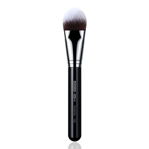 Miniatura 13 de EIGSHOW - Brocha de base plana, brocha de maquillaje para líquidos, crema, máscara, mezcla sin rayas, vegano y libre de crueldad (F615)