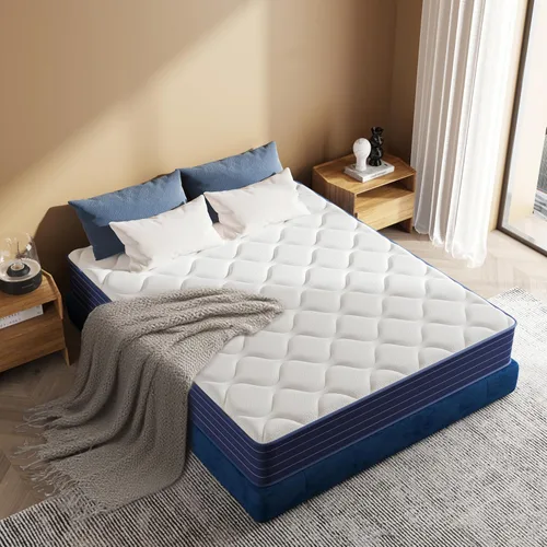 Miniatura 5 de Traumliebe Twin Mattress, 12 Inch Twin Size Mattress in a Box, Double Mattress, Pocket Spring&Memory Foam, Medium, Motion Isolation, CertiPUR-US