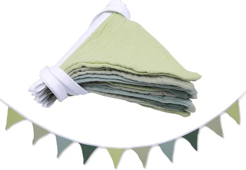 Miniatura 10 de Banderines, Banderines para habitación de bebés y niños pequeños, para decoración de guardería, cumpleaños, boda boho, fiesta de baby shower, evento