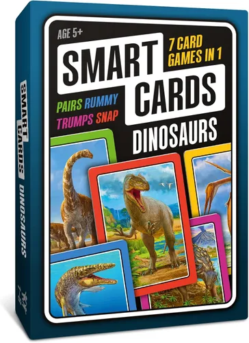Miniatura 11 de SMART CARDS Países, Regalo, Relleno de Media, Juego de Viaje, 7 Juegos en 1, Pairs, Snap, Trumps, Rummy, Juego de Memoria, Aprende Hechos, Edad 5+