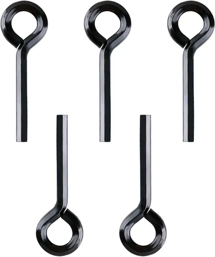 Miniatura 8 de Abeillo Paquete de 5 llaves Allen de 1/8 pulgadas, llave hexagonal para puerta de barra de empuje, llave hexagonal estándar con bucle completo