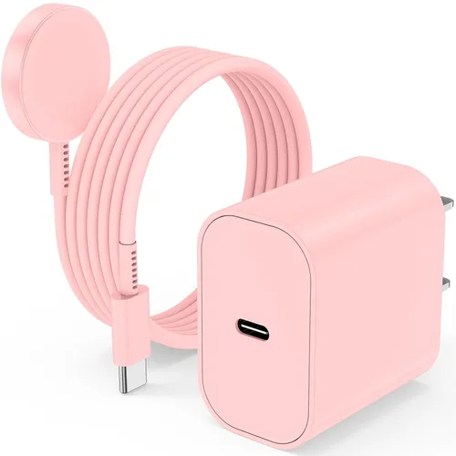 Miniatura 18 de iPhone 17 16 15 Cargador/Cable de carga de 10 pies tipo C a C largo, bloque de carga rápida USB C enchufe de carga para Apple iPhone 17 Pro Max/17