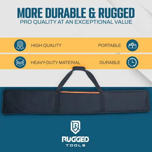 Miniatura 3 de Bolsa de riel guía de Rugged Tools - Bolsa protectora para rieles guía de sierra de hasta 59