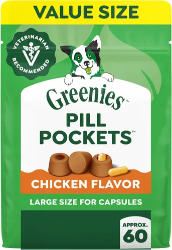 Miniatura 17 de Greenies Pill Pockets con dulces de mantequilla de maní real para perros, Mantequilla de cacahuate