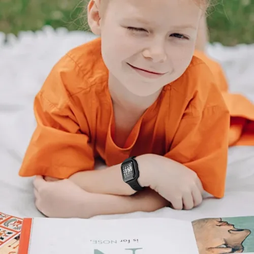 Miniatura 9 de GOLDEN HOUR Relojes deportivos digitales para niños con rastreador de fitness, reloj despertador, cronómetro, sin aplicación, regalos de cumpleaños
