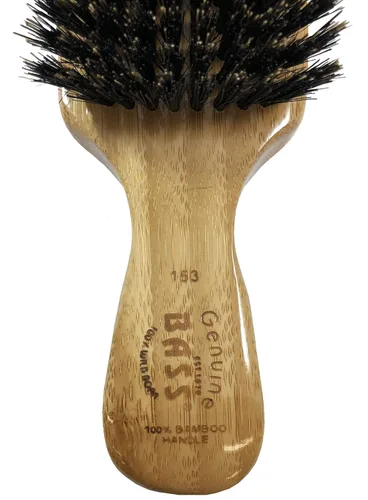 Miniatura 4 de Bass Brushes Cepillo de pelo 100% de cerdas de jabalí clásico para hombre, estilo club, con mango de bambú 100% puro, brillo, condiciones