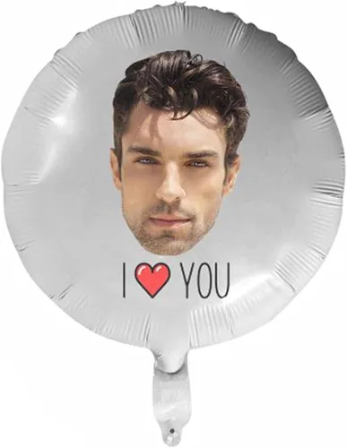 Miniatura 11 de Globo personalizado con cara, fotos personalizadas, globos de feliz cumpleaños, globos con nombre personalizado para regalos de fiesta de aniversario