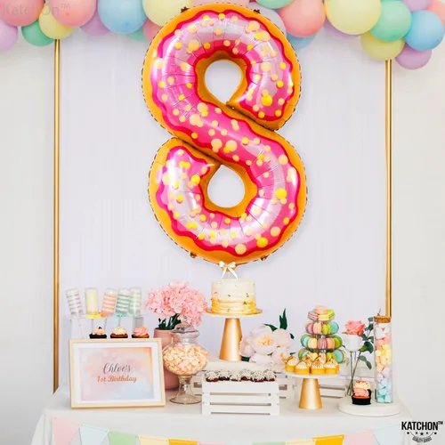 Miniatura 309 de KatchOn, Globo grande azul número 2 de 40 pulgadas Decoraciones de cumpleaños de Baby Shark para niño de 2 años Globo azul número 2 Globo