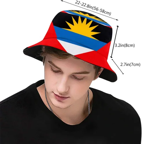 Miniatura 4 de KiuLoam Sombreros de pescador unisex con bandera, sombreros de pescador plegables para exteriores, verano, viajes, senderismo, playa, gorras