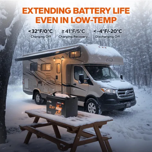 Miniatura 5 de Litime Batería de litio LiFePO4 de 12 V y 165 Ah Bluetooth, batería de ciclo profundo para motores de arrastre, tamaño grupo 31 con densidad