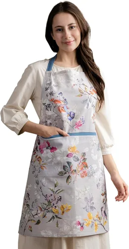 Miniatura 136 de Maison d' Hermine Delantal 100% de algodón para mujeres con bolsillo de cocina delantal de chef para hombres para cocinar primavera verano 001