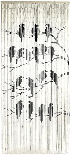 Miniatura 11 de TACHILC Cortina de cuentas para puerta – Cortina bohemia de cuentas para puerta, 35.5 x 78 pulgadas, 90 cuerdas, diseño de ojos pintado a mano