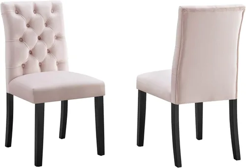 Miniatura 7 de Modway Duchess Performance Velvet - Juego de 2 sillas de comedor, color coñac