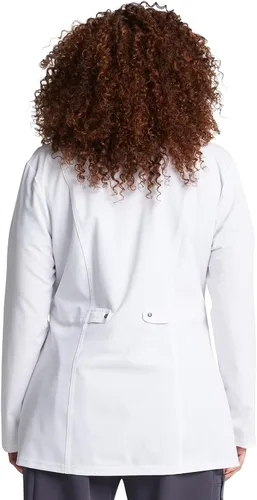 Miniatura 3 de Dickies Xtreme Stretch - Abrigos de laboratorio para mujer, 28 pulgadas, cierre frontal 82400