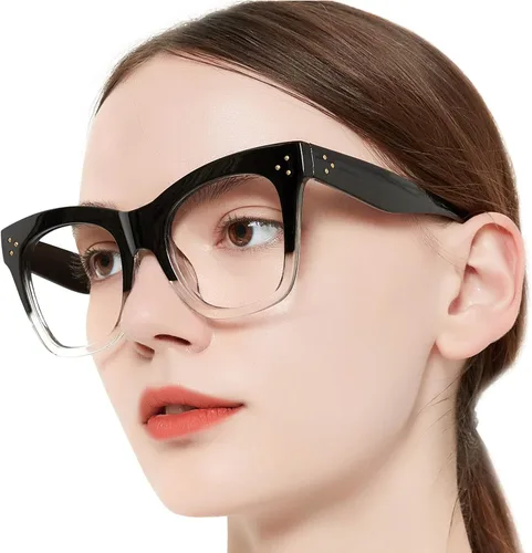Miniatura 8 de OCCI CHIARI Lentes de lectura bifocales de gran tamaño para mujer, bloqueo de luz azul, elegantes lectores 1.0 1.5 2.0 2.5 3.0 3.5 Demi