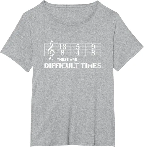 Miniatura 93 de Musician - Camiseta con texto en inglés "These are Difficult Times", talla S