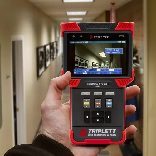 Miniatura 6 de Triplett 8071 CamView IP Pro+ CCTV Cámara Probador con servidor DHCP incorporado - IP, NTSC/PAL, AHD, TVI