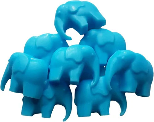 Miniatura 6 de Jabones de elefante para niños, regalos de baby shower o primera fiesta de cumpleaños, bolsas de agarre de cabras, leche y miel, paquete de 20