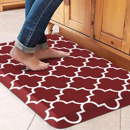 Miniatura 74 de WISELIFE - Tapete antifatiga para piso de 4/5 pulgadas, tapete de cocina antideslizante, impermeable, resistente, ergonómico, cómodo, duradero