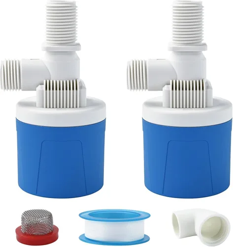 2 Válvulas de flotador de pulso de agua de entrada superior de 1/2 pulgada, sistema de control automático de agua Aquapulse, mini válvulas de