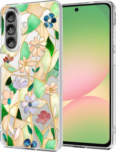 Miniatura 15 de Unov Funda diseñada para Galaxy A32 5G, funda transparente con [patrón antideslizante en relieve], protección delgada a prueba de golpes