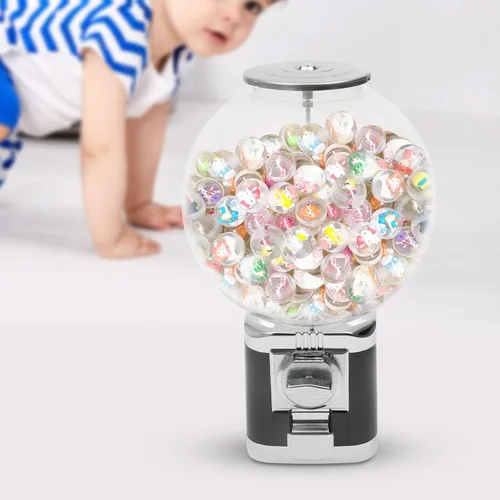 Miniatura 3 de Máquina expendedora, máquina de chicles y caramelos de gran capacidad para monedas de 1 dólar, máquinas expendedoras de juguetes con cápsulas