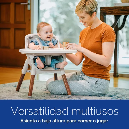 Miniatura 4 de Chicco Zest LE - Silla alta plegable 4 en 1, silla de alimentación, silla para niños pequeños y taburete juvenil, silla alta multiusos fácil de Crema