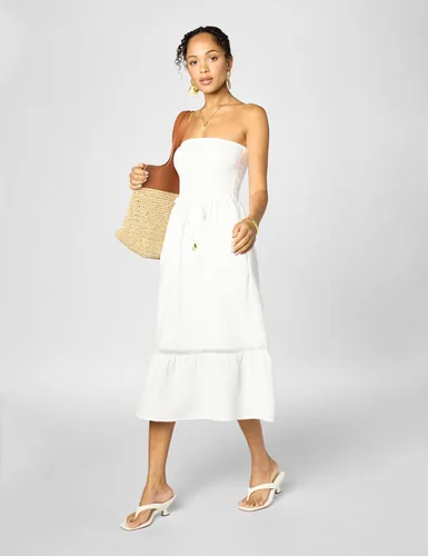 Miniatura 29 de La Blanca Vestido midi para cubrir el traje de baño para mujer