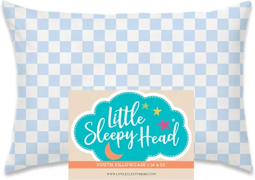 Miniatura 69 de Little Sleepy Head Funda de almohada para niños pequeños, 100% algodón y funda de almohada hipoalergénica para almohada de niños pequeños, funda
