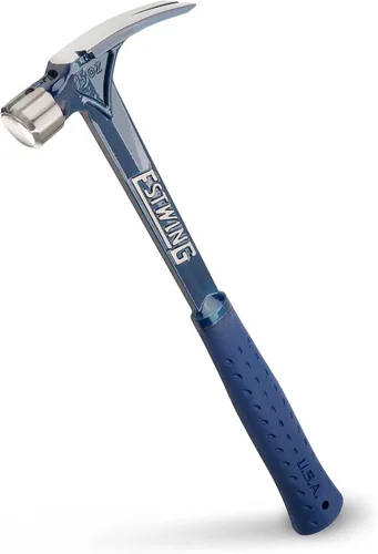 Miniatura 8 de Estwing Serie Ultra - Martillo de carpintero de mango corto de 15 oz con boca lisa y mango reductor de impactos - E6-15SR