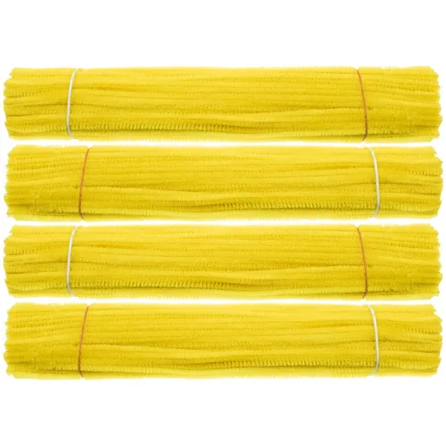 Miniatura 17 de 400 limpiapipas de felpilla blanca para decoración de manualidades (0.236 in x 12 pulgadas)