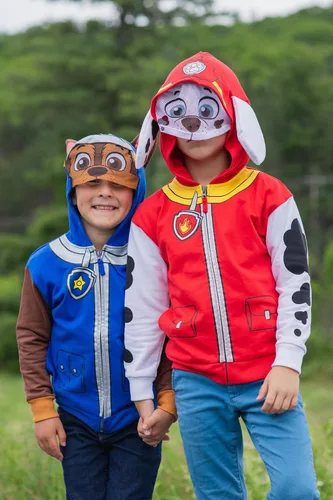 Miniatura 5 de Paw Patrol Rubble Chase Skye Sudadera Pullover con Capucha de Forro Polar con Cremallera de Niño Pequeño a Niño