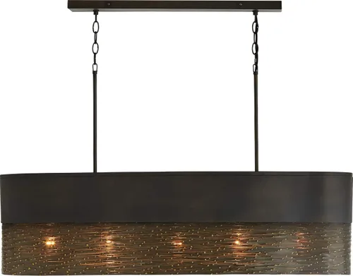 Miniatura 6 de Capital Lighting 335112GI Sana - Colgante de alambre de acero con campana de metal moteado de latón, 1 luz de 100 vatios, 19 pulgadas de alto x 15